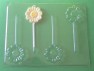 525 Daisy Chocolate or Hard Candy Lollipop Mold